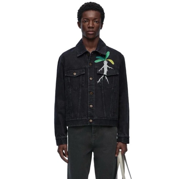 ✨로에베 남성 블루 자켓 - Loewe Mens Blue Jackets - loc180x