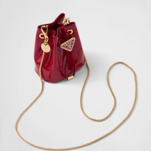 ❤프라다 여성 미니 체인 백 - Prada Womens Red Chain Bag - prb905x