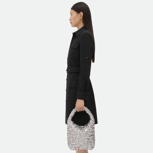 ✨보테가 베네타 여성 실버 버킷벡 - Bottega Veneta Womens Silver Bucket Bag - bvb919x