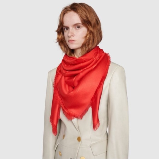 ❤구찌 여성 레드 스카프 - Gucci Womens Red Scarf - acc1718x