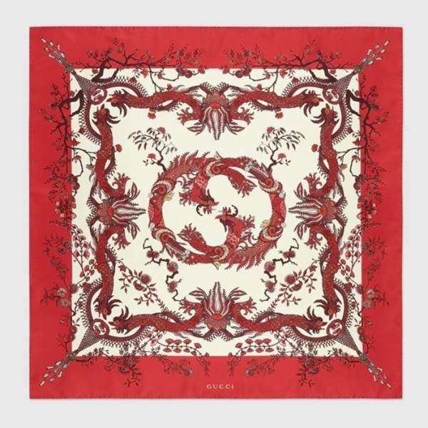 ✨구찌 여성 레드 스카프 - Gucci Womens Red Scarf - acc1753x
