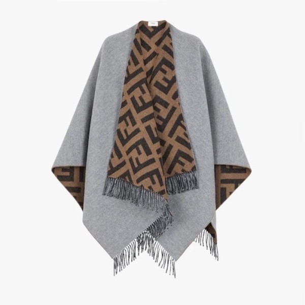 ✨펜디 여성 그레이 판쵸 - Fendi Womens Gray Pancho - acc1756x