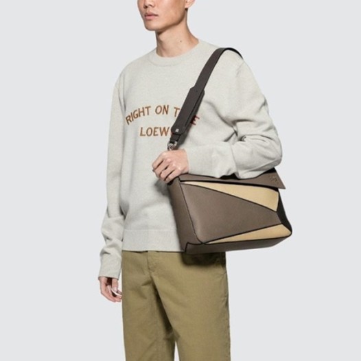 ❤로에베 남성 브라운 퍼즐백 - Loewe Mens Puzzle Bag - lob946x
