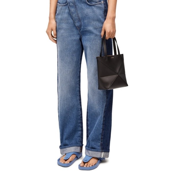 ✨로에베 여성 퍼즐 블랙 토트백 - Loewe Womens Puzzle Tote - lob954x