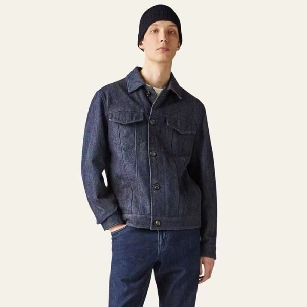 ✨로로피아나 남성 네이비 자켓 - Loro Piana Mens Navy Jackets - lpc241x