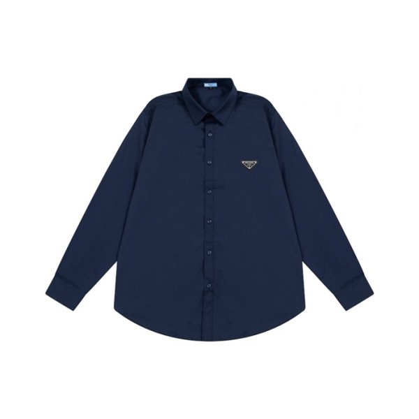 ✨프라다 남성 모던 네이비 셔츠 - Prada Mens Navy Shirts - prc245x