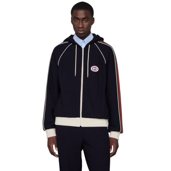 ✨구찌 남성 네이비 후드티 - Gucci Mens Navy Hoodie - guc246x