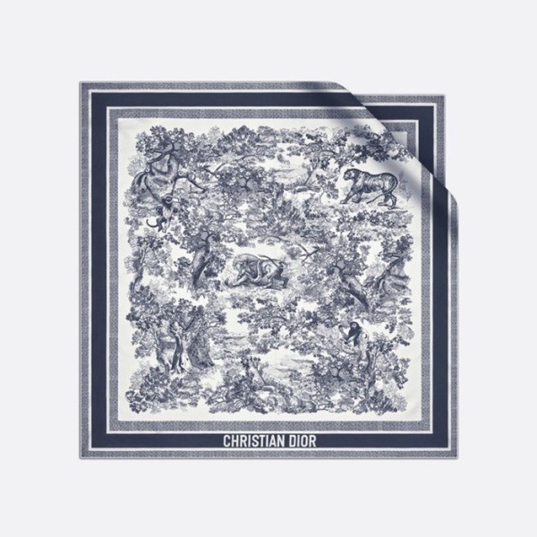 ✨디올 여성 네이비 스카프 - Dior Womens Navy Scarf - acc1799x