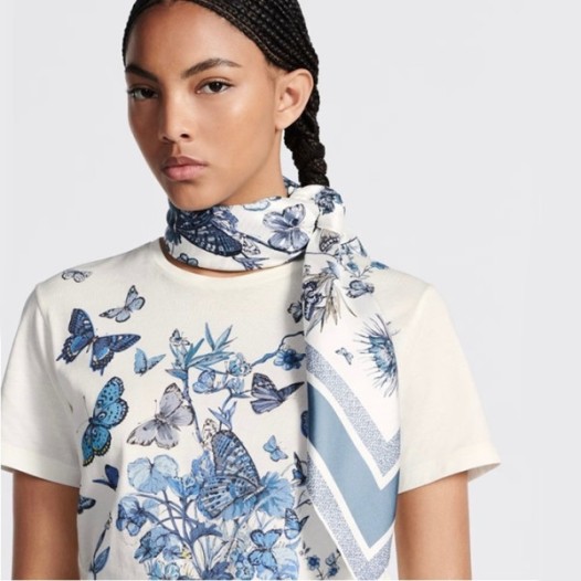 ❤디올 여성 블루 스카프 - Dior Womens Blue Scarf - acc1800x