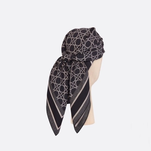✨디올 여성 블랙 스카프 - Dior Womens Black Scarf - acc1805x