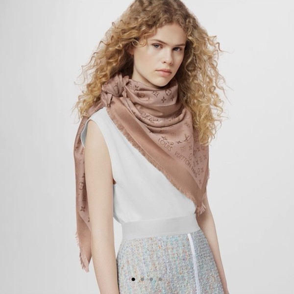 ✨루이비통 여성 베이지 스카프 - Louis vuitton Womens Scarf - acc1844x