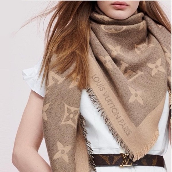 ✨루이비통 여성 베이지 스카프 - Louis vuitton Womens Scarf - acc1848x
