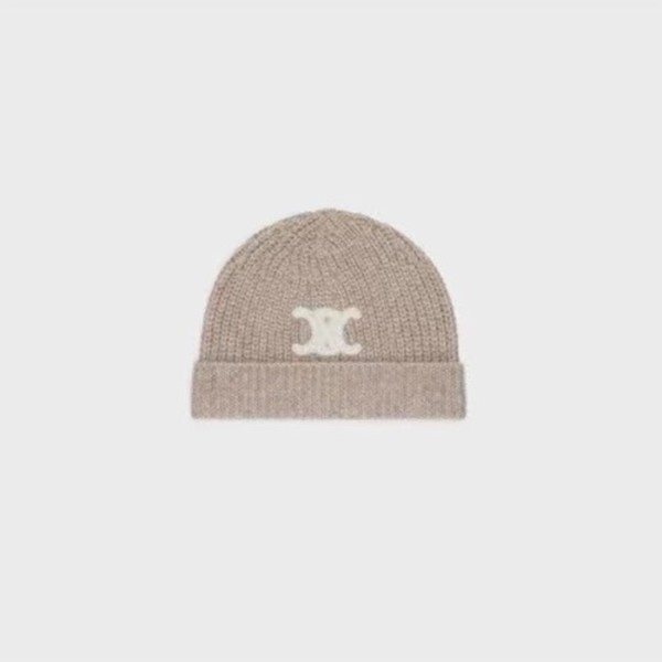✨셀리느 남/녀 카멜 비니 - Celine Unisex Beige Beanie - acc1864x