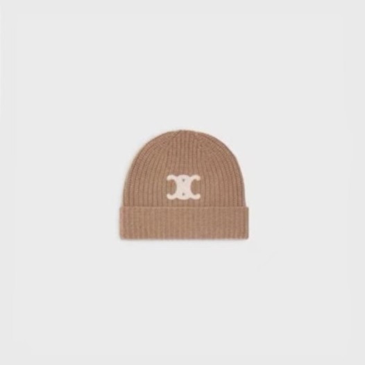 ❤셀리느 남/녀 카멜 비니&머플러 셋트 - Celine Unisex Camel Beanie - acc1867x