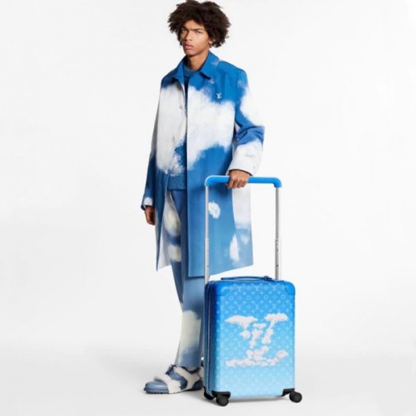 ✨루이비통 호라이즌 50 블루 캐리어 - Louis vuitton Horizon 50 Blue Carrier - lvc88x