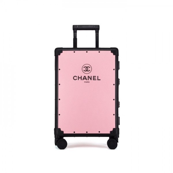 ✨샤넬 이니셜 핑크 캐리어 - Chanel Initial Pink Carrier - chc90x