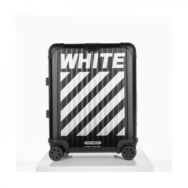 ✨리모와 x 오프화이트 컬렉션 블랙 캐리어 -  Rimowa x Off-White Black Carrier - ric110x