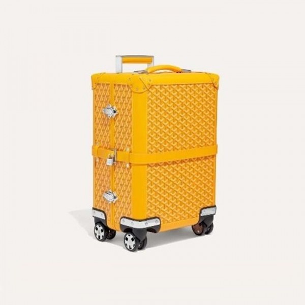 ✨고야드 부흐제 트롤리 옐로우 캐리어 - Goyard Trolley Yellow Carrier - goc124x