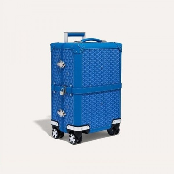 ✨고야드 부흐제 트롤리 블루 캐리어 - Goyard Trolley Blue Carrier - goc126x