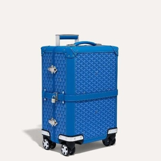 ❤고야드 부흐제 트롤리 블루 캐리어 - Goyard Trolley Blue Carrier - goc126x