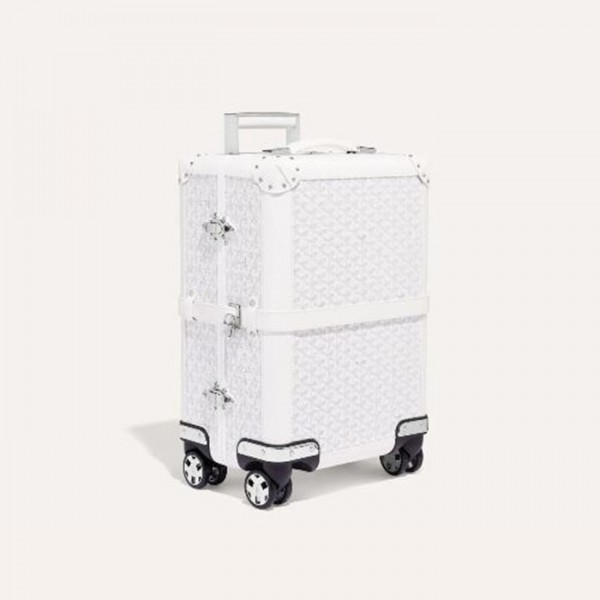 ✨고야드 부흐제 트롤리 화이트 캐리어 - Goyard Trolley White Carrier - goc128x