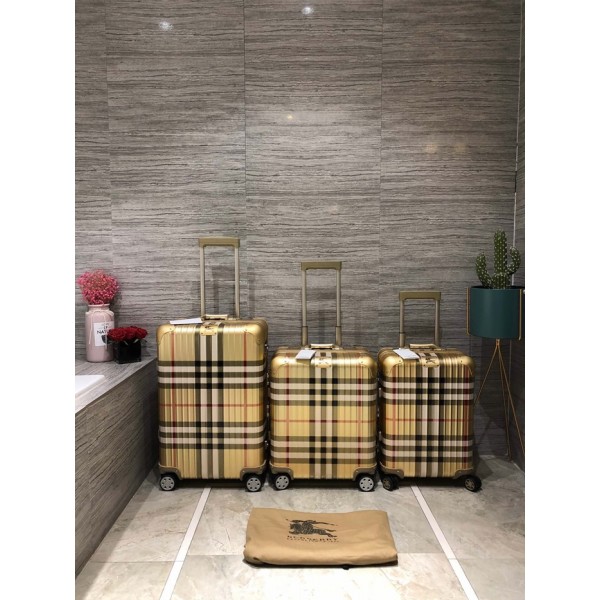 ✨리모와 x 버버리 컬렉션 골드 캐리어 - Rimowa x Burberry Collection Carrier - ric144x