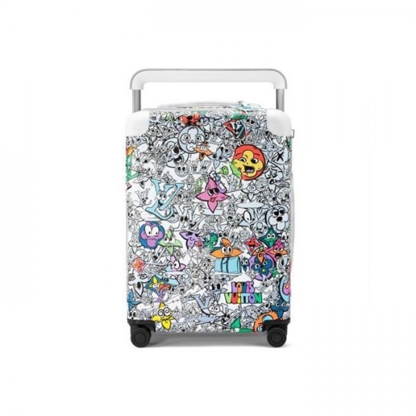 ✨루이비통 호라이즌 55 화이트 캐리어 - Louis vuitton Horizon 55 Carrier - lvc154x