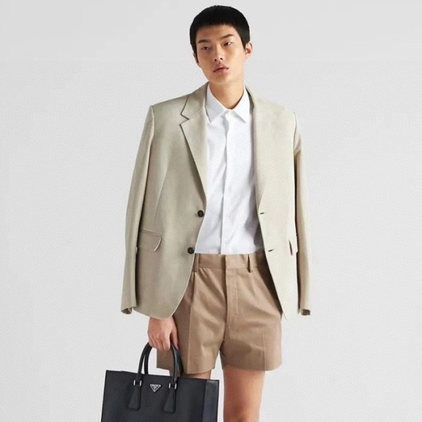 ✨프라다 남성 그레이 슈트 자켓 - Prada Mens Gray Suit Jackets - prc324x