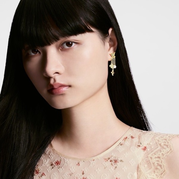 ✨루이비통 여성 골드 이어링 - Louis vuitton Womens Gold Earring - acc1873x