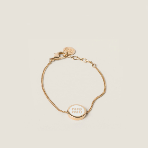 ✨미우미우 여성 골드 팔찌 - Miumiu Womens Gold Bangle - acc1895x