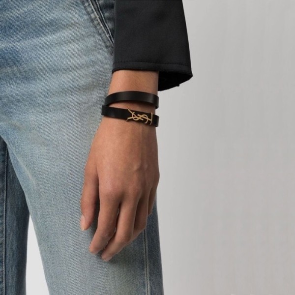 ✨입생로랑 여성 골드 팔찌 - Saint Laurent Womens Gold Bangle - acc1911x