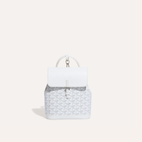 ❤고야드 여성 화이트 알팡 미니 백팩 - Goyard Womens Alpin Mini Back Pack - gob1038x