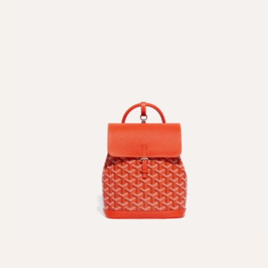 ❤고야드 여성 오렌지 알팡 미니 백팩 - Goyard Womens Alpin Mini Back Pack - gob1040x