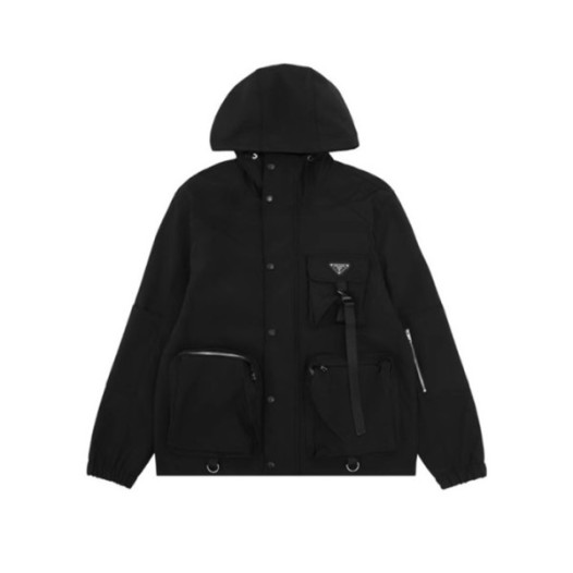 ❤프라다 남성 블랙 자켓 - Prada Mens Black Jackets - prc337x