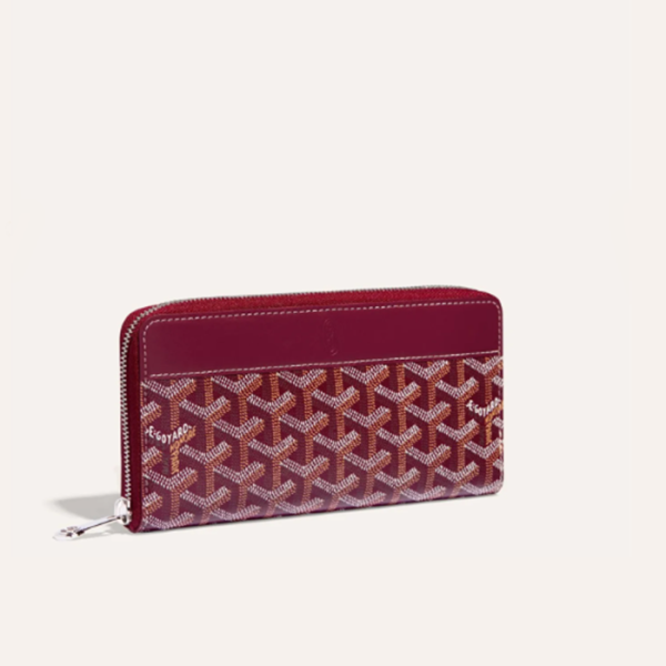 ✨고야드 남/녀 마티뇽 버건디 지갑 GM - Goyard Unisex Matignon Long Wallets - gow72x