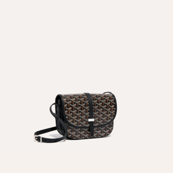 ✨고야드 여성 블랙 벨베데르 백 PM - Goyard Womens Belvedere Bag - gob1098x