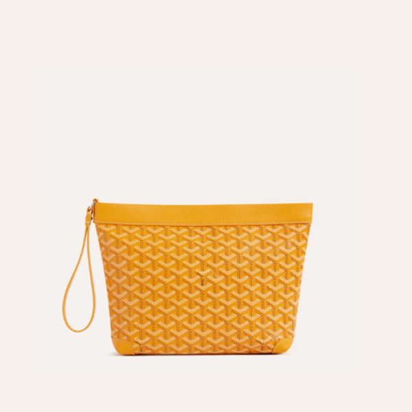 ✨고야드 남/녀 옐로우 콘티 파우치 - Goyard Unisex Conti Pouch - gob1167x