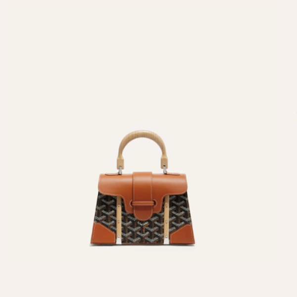 ✨고야드 여성 블랙 탄 스트럭쳐 사이공 백 미니 - Goyard Womens Mini Structure Saigon Bag - gob1213x