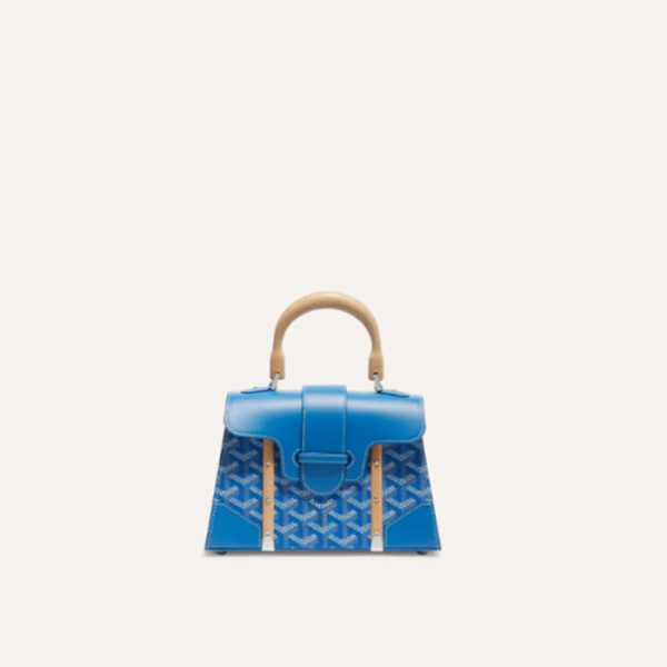 ✨고야드 여성 블루 스트럭쳐 사이공 백 미니 - Goyard Womens Mini Structure Saigon Bag - gob1215x