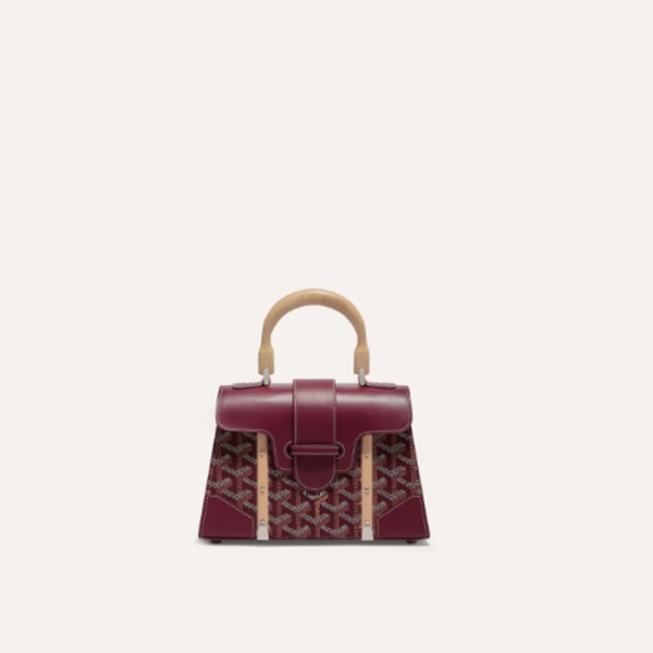 ✨고야드 여성 버건디 스트럭쳐 사이공 백 미니 - Goyard Womens Mini Structure Saigon Bag - gob1221x