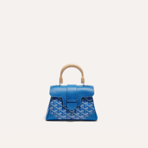✨고야드 여성 블루 소프트 사이공 백 미니 - Goyard Womens Mini Saigon Bag - gob1237x