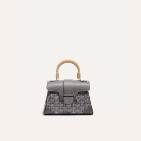 ✨고야드 여성 그레이 소프트 사이공 백 미니 - Goyard Womens Mini Saigon Bag - gob1238x