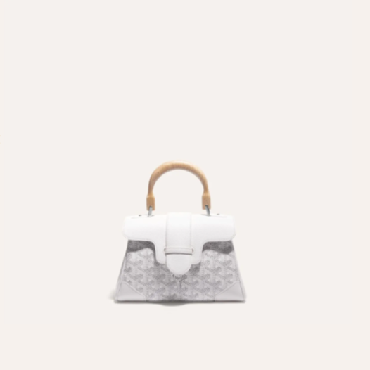 ❤고야드 여성 화이트 소프트 사이공 백 미니 - Goyard Womens Mini Saigon Bag - gob1240x
