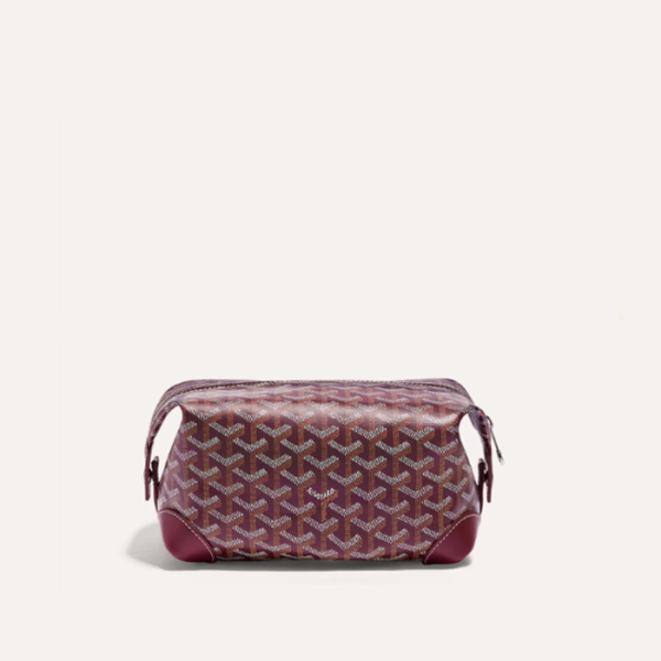✨고야드 남/녀 버건디 볼링 25 클러치 - Goyard Unisex Bowling 25 Toiletry Bag - gob1334x