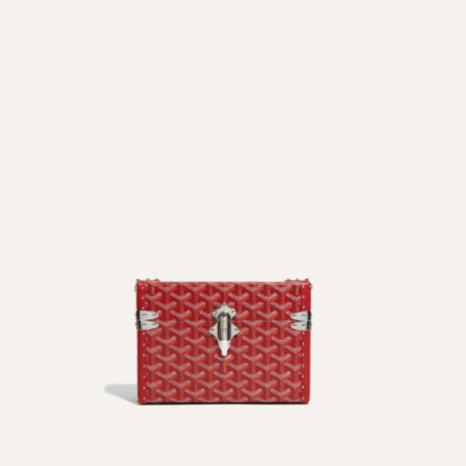 ❤고야드 남/녀 레드 카세트 트렁크 백 - Goyard Unisex Cassette Trunk Bag - gob1382x