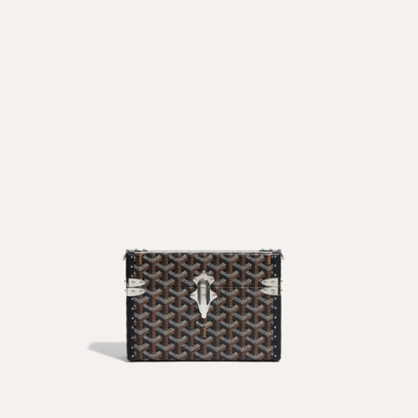 ✨고야드 남/녀 블랙 카세트 트렁크 백 - Goyard Unisex Cassette Trunk Bag - gob1390x