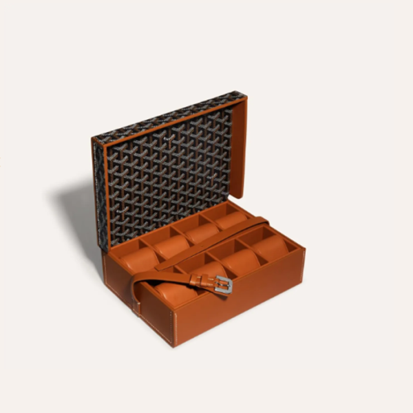 ✨고야드 남/녀 블랙 탄 시계 케이스 - Goyard Unisex Watch Case - gob1392x