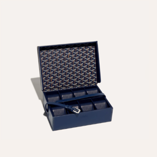 ❤고야드 남/녀 네이비 시계 케이스 - Goyard Unisex Watch Case - gob1394x