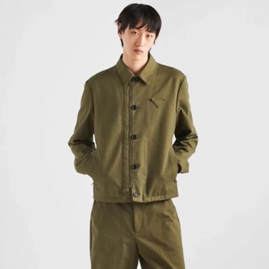 ❤프라다 남성 카키 자켓 - Prada Mens Khaki Jackets - prc348x