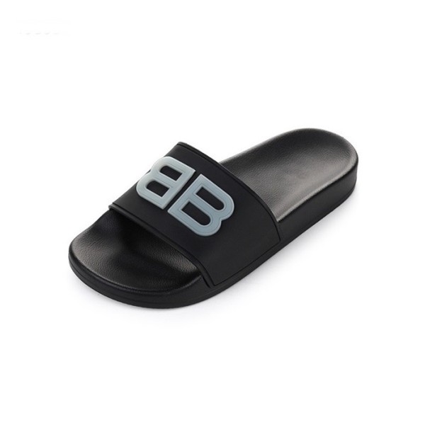✨발렌시아가 남/녀 블랙 슬리퍼 - Balenciaga Unisex Black Slippers - bas211x